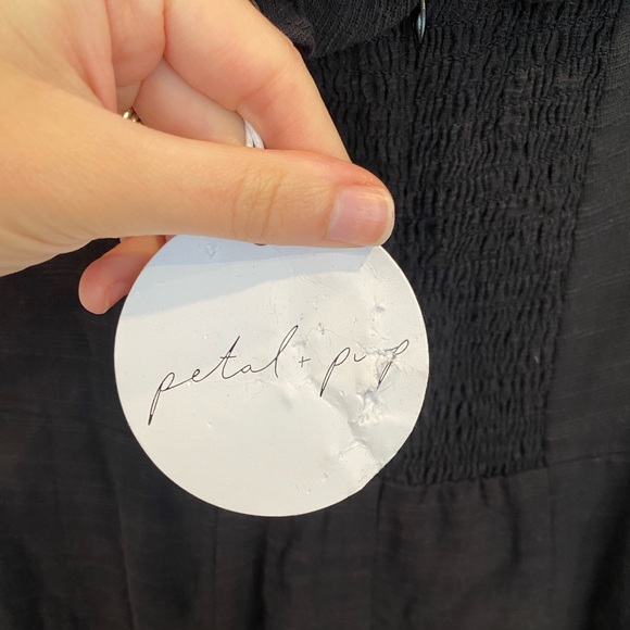 NWT Petal & Pup Florez Black Bodycon Dress - Picture 6 of 6